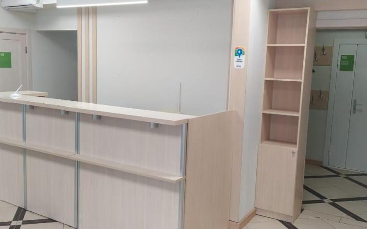 Вид ресепшн на этаже