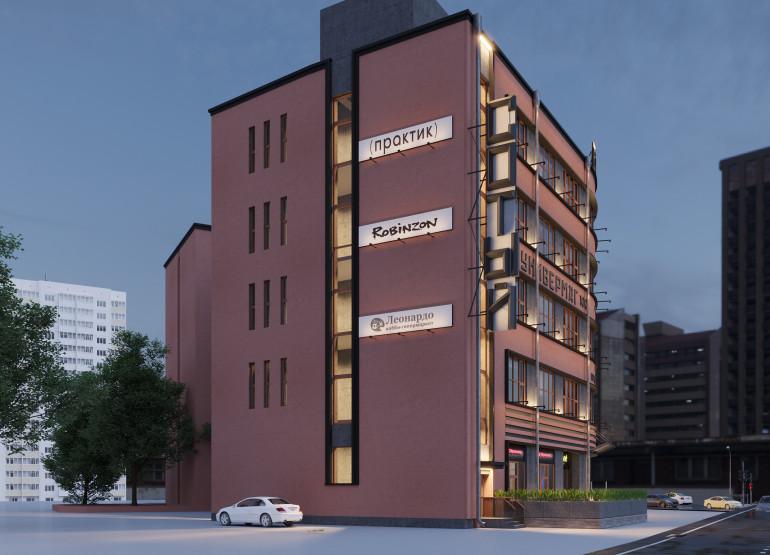 МФК Сотый: Вид здания